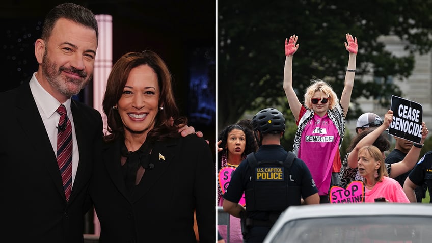 Kamala Harris and CODEPINK