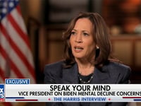 Kamala Harris avoids questions about Biden's mental decline: 'Joe Biden is not on the ballot'