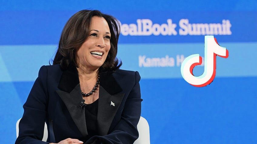 kamala harris dodges multiple questions on tiktok regulation brings up russian interference