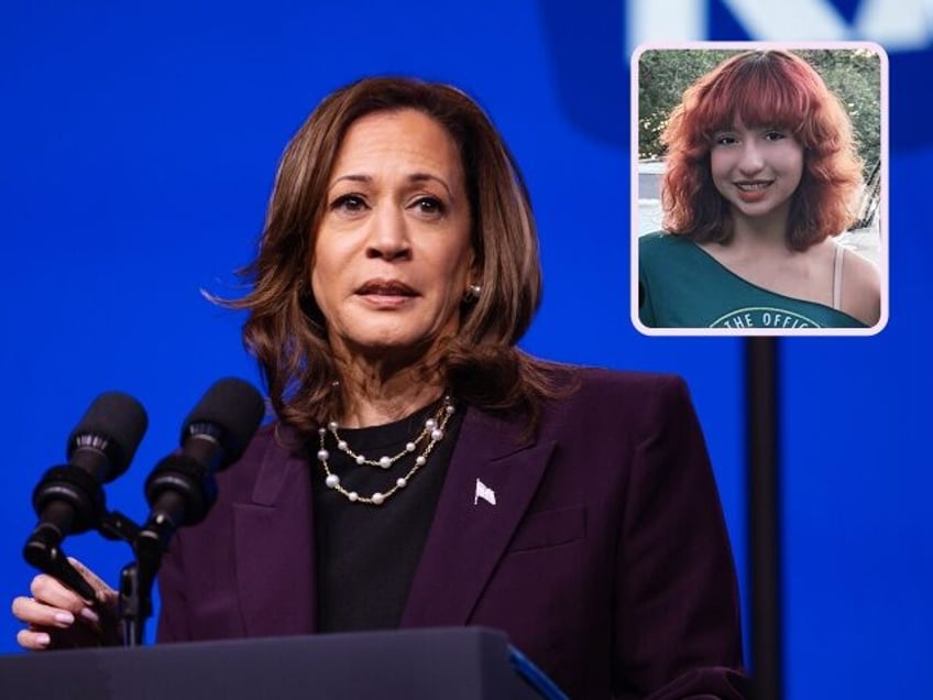 HOUSTON, TEXAS - JULY 25: Vice President Kamala Harris speaks at the American Federation o