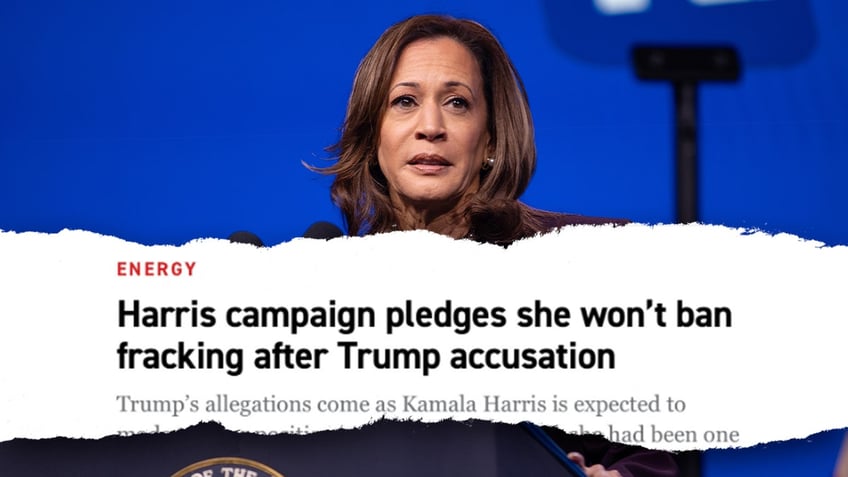 Kamala Harris and a headline about her fracking stance