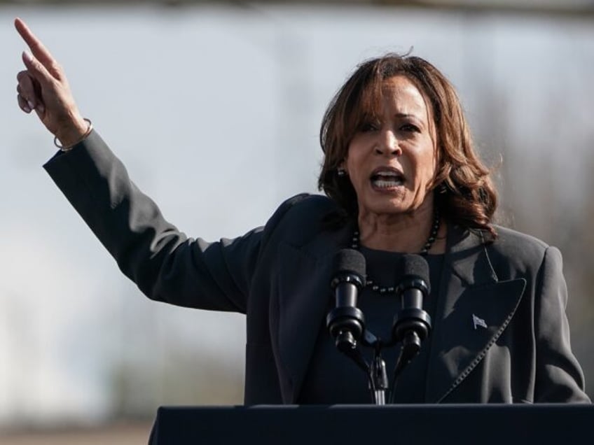 SELMA, ALABAMA - MARCH 3: U.S. Vice President Kamala Harris speaks on the 59th commemorati