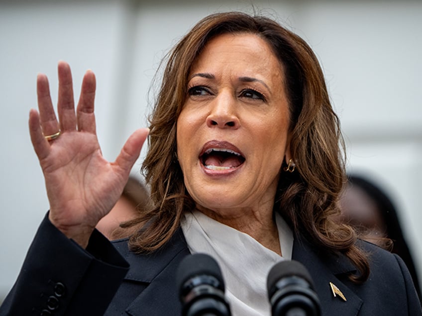 WASHINGTON, DC - JULY 22: U.S. Vice President Kamala Harris speaks during an NCAA champion