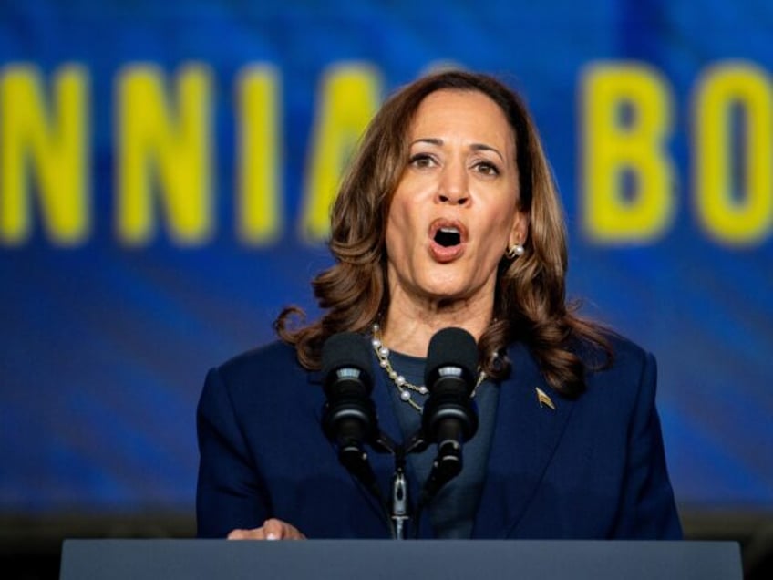 HOUSTON, TEXAS - JULY 31: Democratic Presidential candidate, U.S. Vice President Kamala Ha