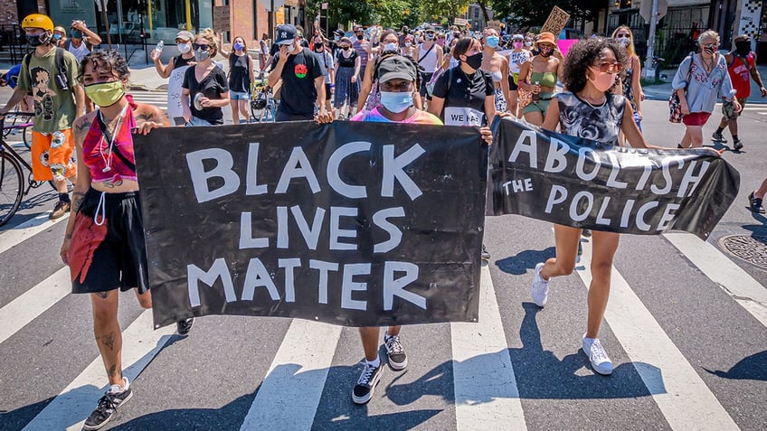 Protesters march in NYC 