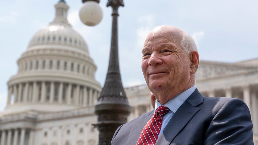 Sen. Ben Cardin in front of Capitol building