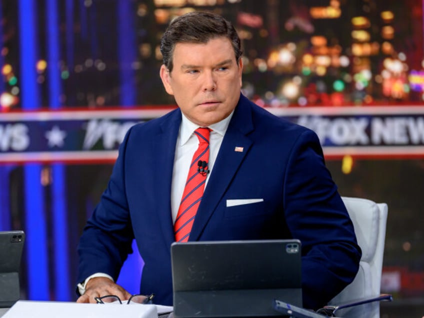 Bret Baier attends Fox News' Super Tuesday 2024 primary election coverage at Fox News