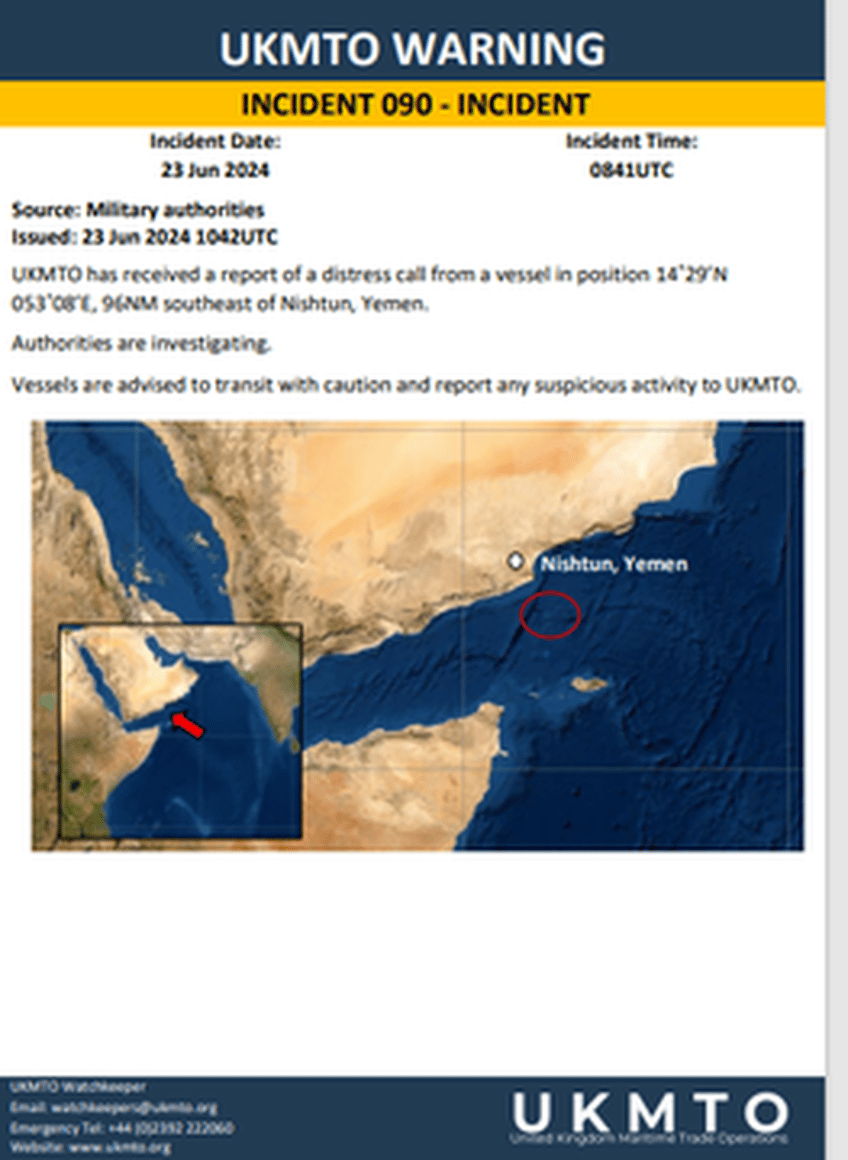 kamikaze drone attack causes damage to commercial ship in red sea