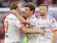 Kane tastes first title as champions Bayern see off Mueller