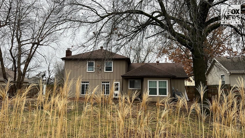 An exterior view of the porch of Jordan Willis’s home in Kansas City, Missouri