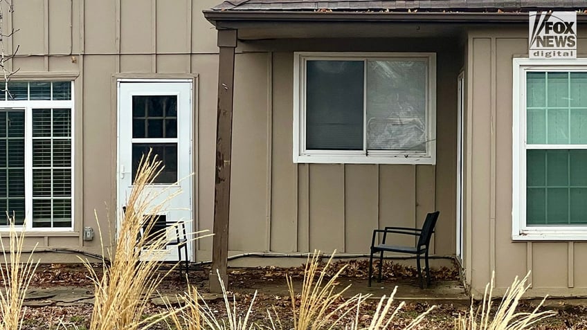 An exterior view of the porch of Jordan Willis’s home in Kansas City, Missouri