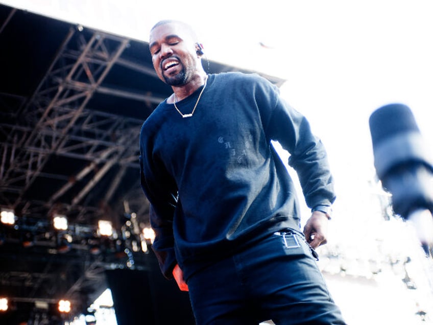 Kanye West at the Magnificant Coloring Day Festival at Comiskey Park in Chicago, Illinois,