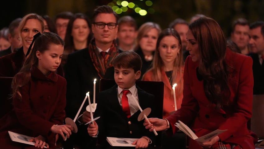 Kate Middleton, Princess Charlotte and Prince Louis