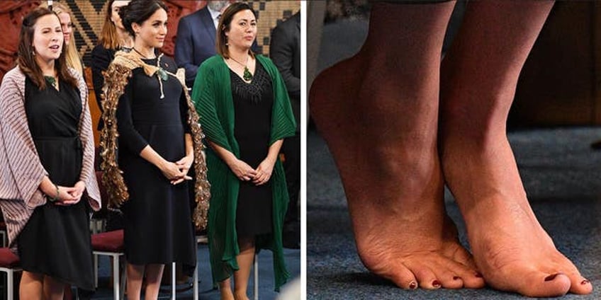 kate middleton goes barefoot in respectful gesture to radio hosts family never see royalty with no shoes