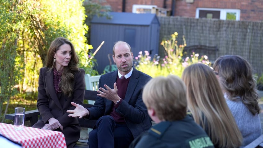 Prince William and Kate Middleton in Southport