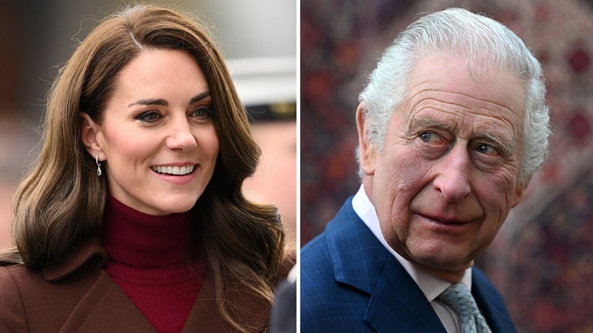 Kate Middleton King Charles split photo