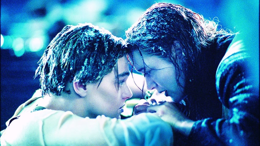 Kate Winslet and Leo DiCaprio in Titanic