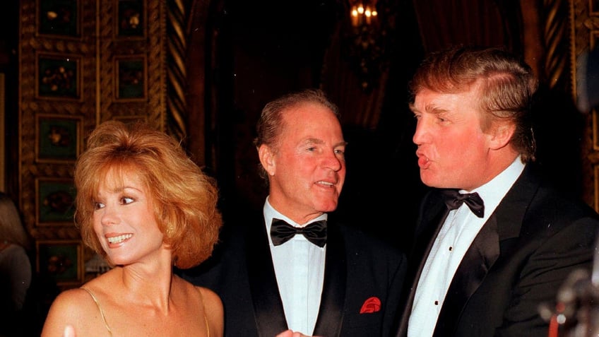 Kathie Lee and Frank Gifford with Trump