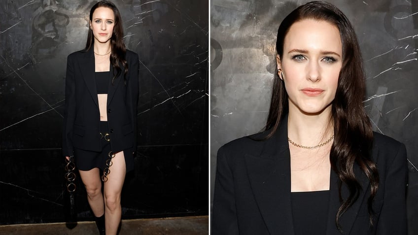 Rachel Brosnahan at New York Fashion Week