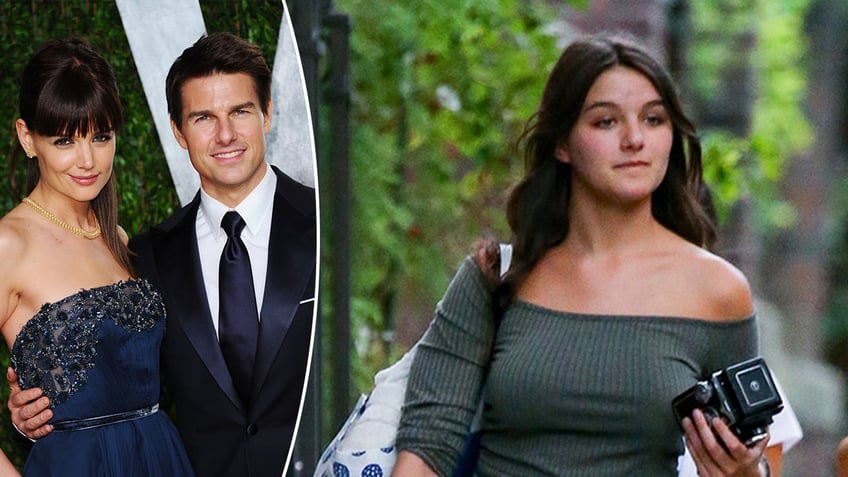 katie holmes, tom cruise split photo with daughter suri