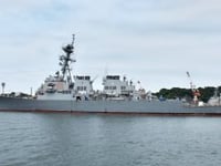 Keel laid for future guided-missile destroyer USS Quentin Walsh