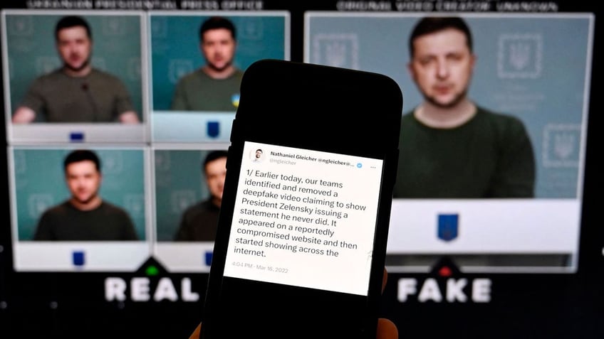 Deepfakes of Ukrainian President Volodymyr Zelensky