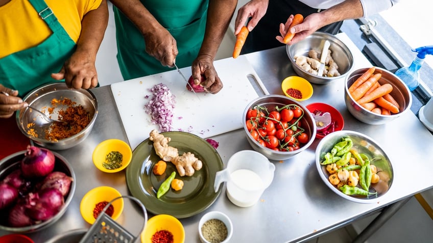 kitchen prep work