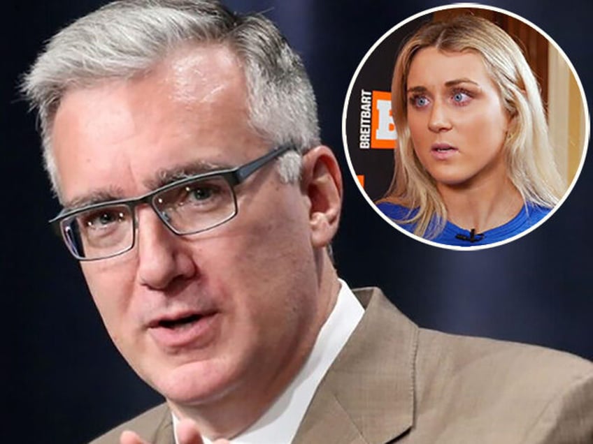 keith olbermann blasted for telling riley gaines she sucked at swimming