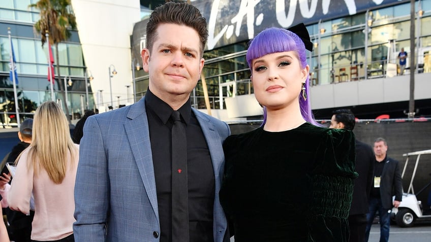 Jack and Kelly Osbourne on the red carpet