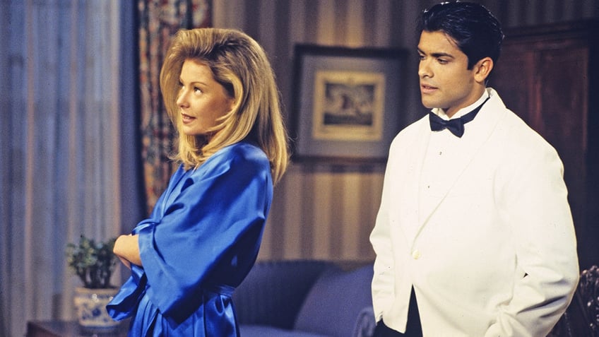 Kelly Ripa and Mark Consuelos in "All My Children"