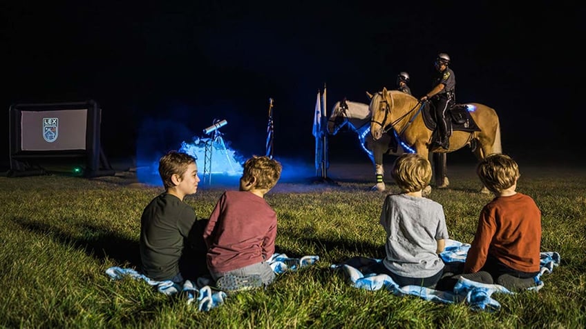 The Lexington Convention and Visitors Bureau used an infrared laser to beam a message into space to invite extraterrestrial travelers