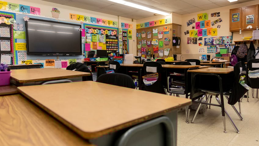 empty school classroom