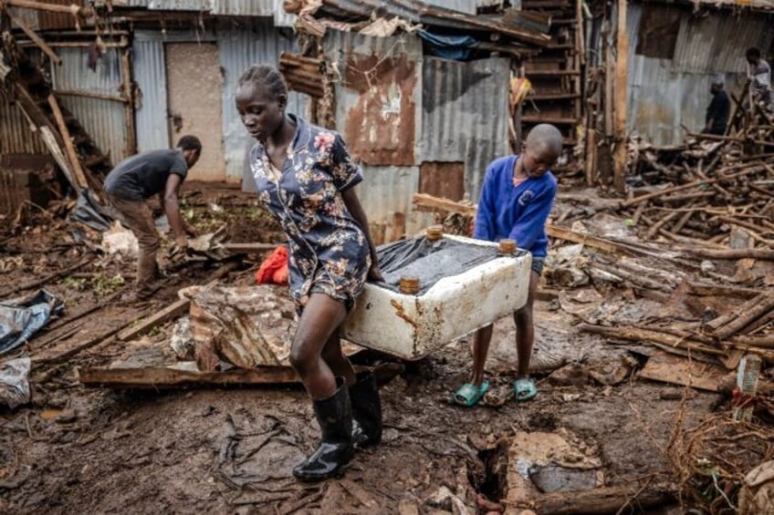 The Kenyan capital Nairobi is suffering the worst impact from the downpours and floods wit