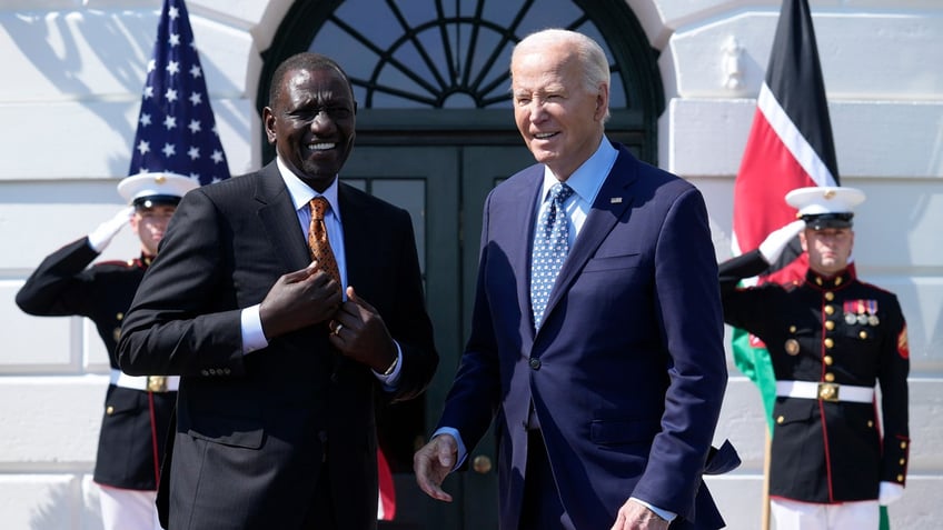 President Joe Biden welcomes Kenya's President William Ruto to the White House