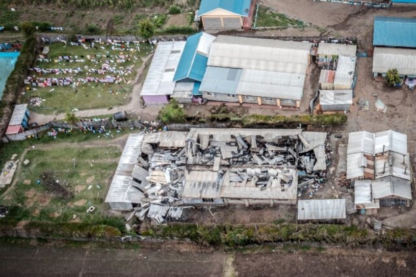 The dormitory at the Hillside Endarasha Academy was destroyed by fire