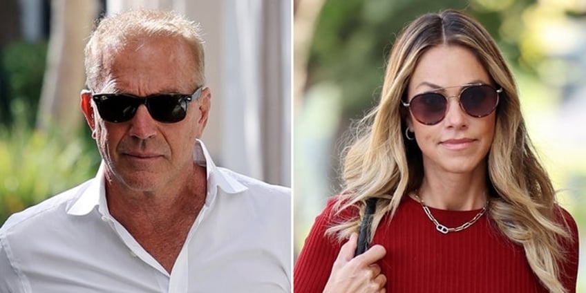 kevin costner ex christine attend divorce depositions in santa barbara ahead of hearings