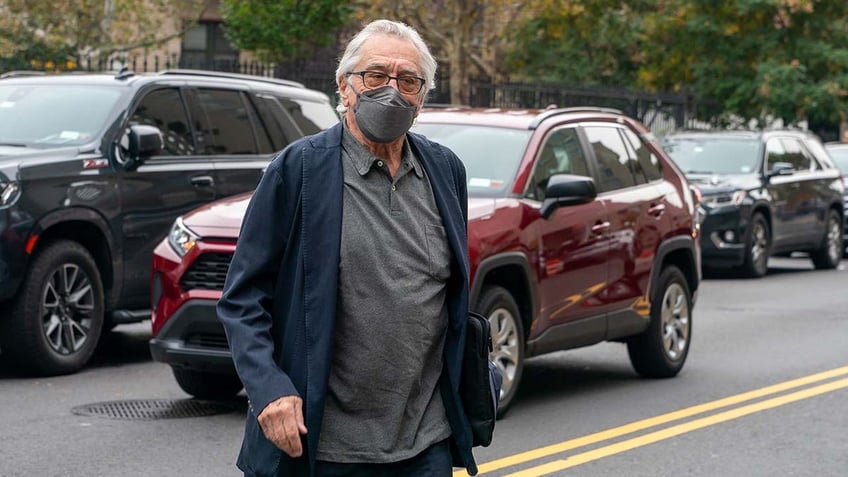 Robert De Niro arrives to court in New York City.