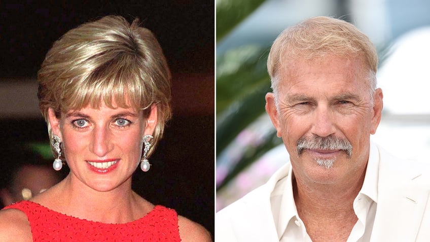 Princess diana split with kevin costner