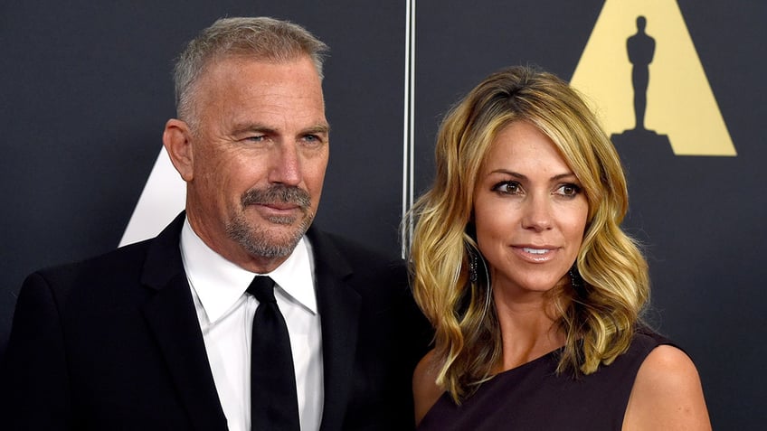 Christine and Kevin Costner red carpet