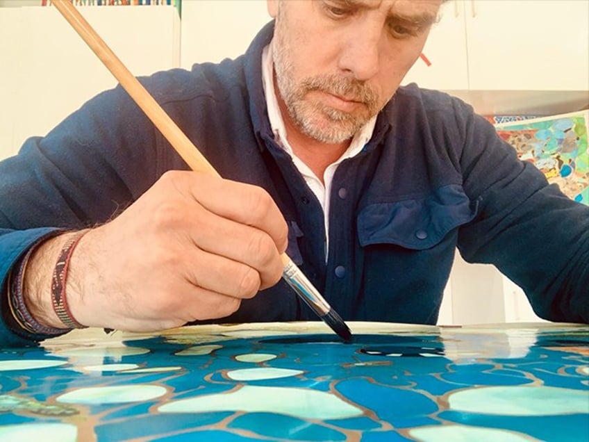 Hunter Biden paints