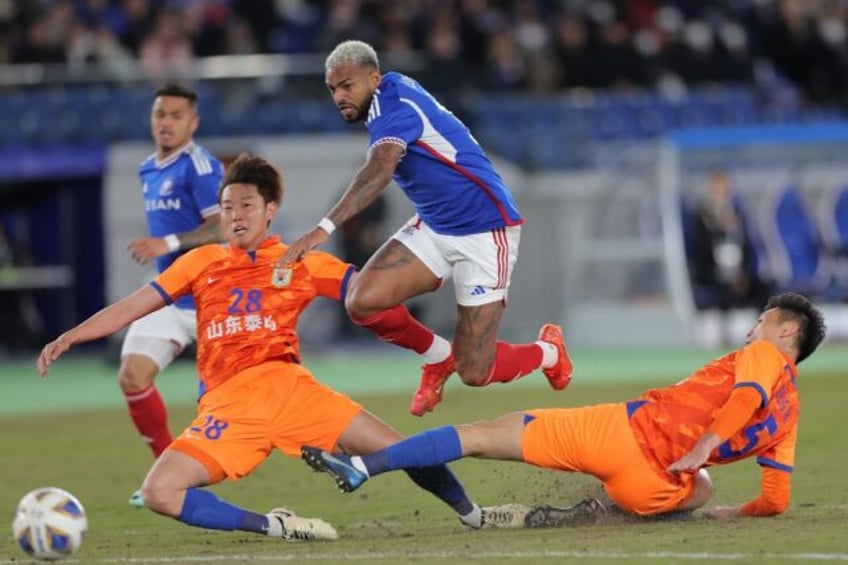 Yokohama F-Marinos and Shandong Taishan contested the second leg of their Asian Champions