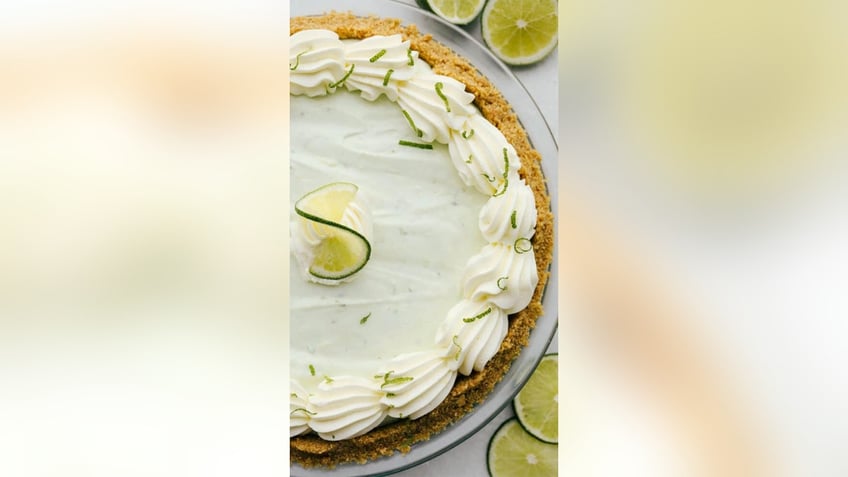 key lime pie with creamy tart filling is a no bake delight try the recipe