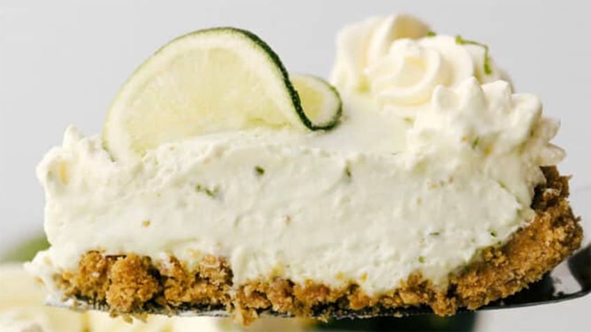 key lime pie with creamy tart filling is a no bake delight try the recipe