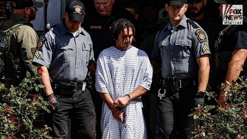 killer illegal who escaped pennsylvania jail seen in hospital robe hours after recapture