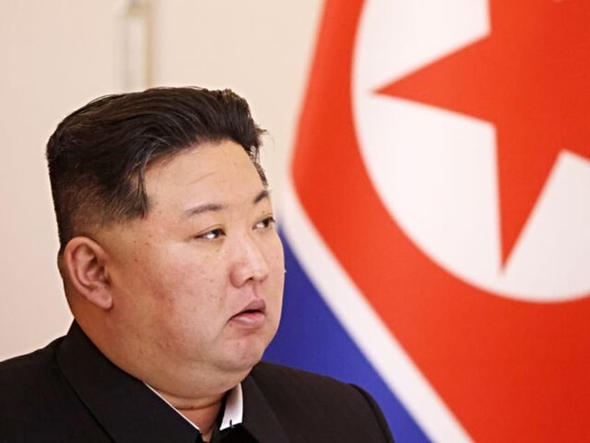 PYONGYANG, NORTH KOREA- JUNE 19 (RUSSIA OUT) North Korean Supreme Leader Kim Jong Un speak