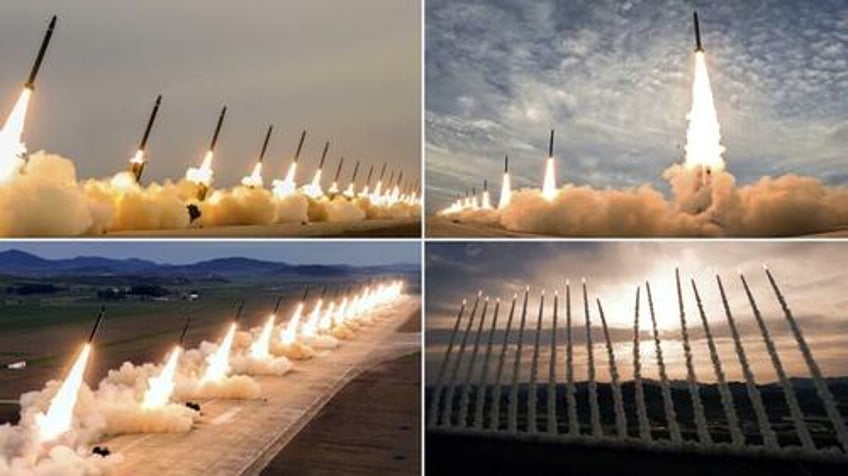 kim jong un oversees massive missile launch preemptive attack drills