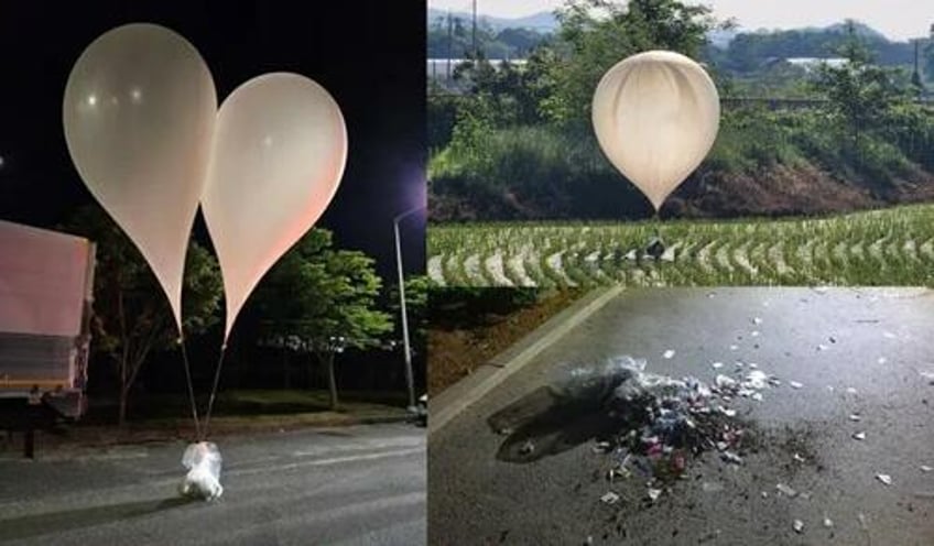 kim jong un sends hundreds of sht filled balloons into south korea