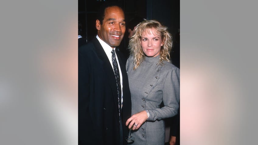 OJ Simpson with Nicole Brown