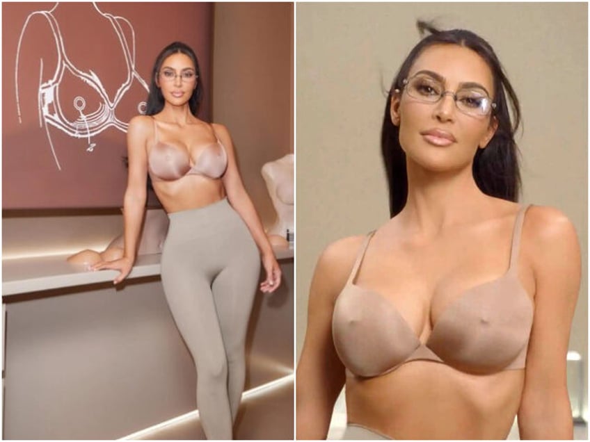 kim kardashian hits new low sells faux nipple bras so women can always looks cold despite global warming