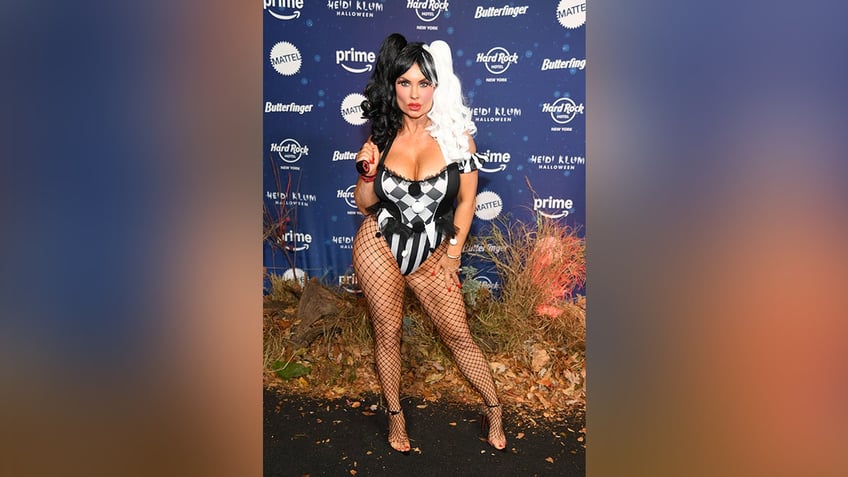 Coco Austin wore a revealing costume to Heidi Klum's Halloween Party,